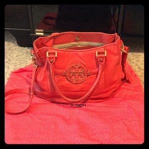 Tory Burch Cross Body “Amanda” (Coral)